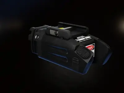 Steiner DBAL-PL laser pistol light Low-poly 3D model