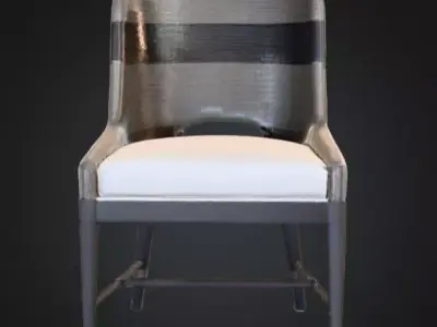 Minimalist Chair Low-poly 3D model purchase