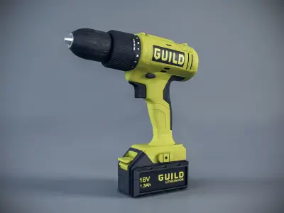 Guild Drill 3D model