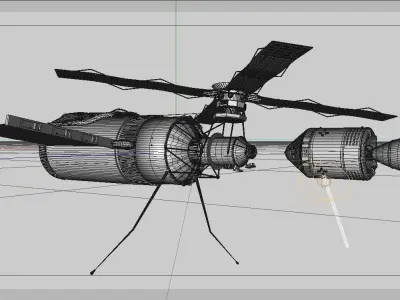 Skylab 1973 Free 3D model