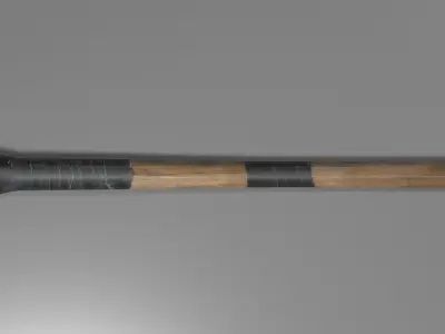 Sledgehammer Taped Low-poly 3D model