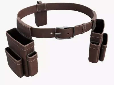 Tool Belt Game Ready Low-poly 3D model