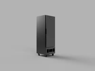 Single Upright Refrigerator or Freezer 3D model