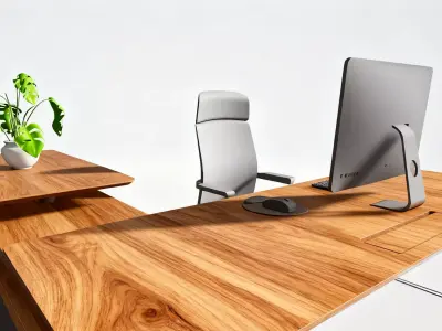Office space model 3D model