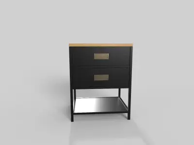 Nightstands Industrial 3D model