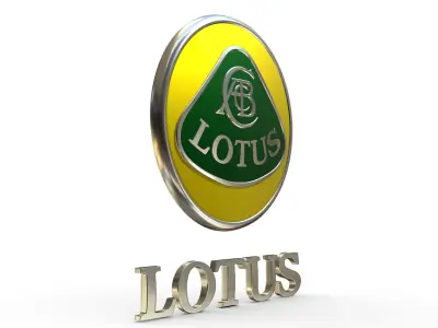 lotus logo 3D model