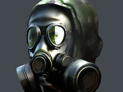 Helmet 3d model military combat Military  Low-poly 3D model buy
