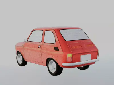 Cars Mode FIAT 126 3D model
