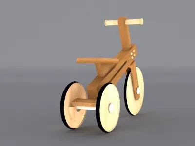 BamBam Bike  Low-poly 3D model
