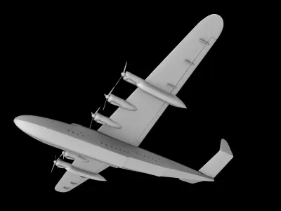 LATECOERE-631 FLYING BOAT SCALE 1-100 3D print model