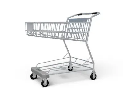 shopping cart 3D model buy