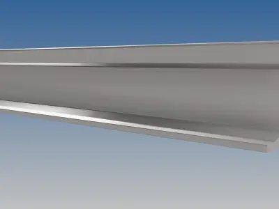 British Standard-EN13674  60E1  rail 3D model