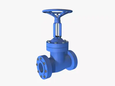 Valve Low-poly 3D model buy