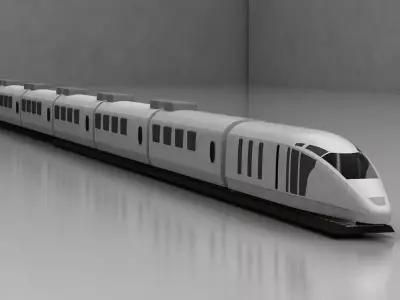 TGW  ICE Fast Train 3D model