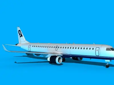 Embraer Emb-190 CIT 3D model