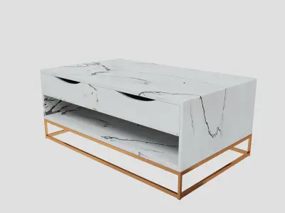 Modern Nesting Coffee Table Part 2 3D model