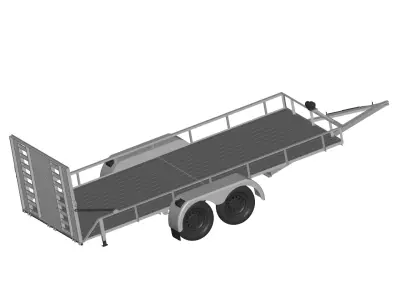 Trailer  3D model