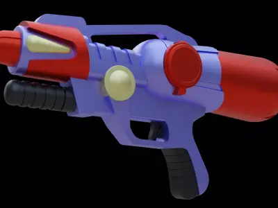 Futuristic Weapon  Free 3D model