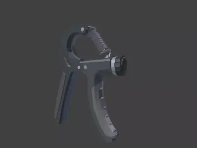 Low Poly Hand Grip Strengthener  Game Asset  Prop Free low-poly 3D model