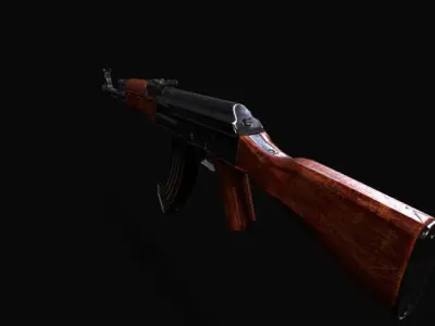 AK-47 Model ak - rifle Free low-poly 3D model