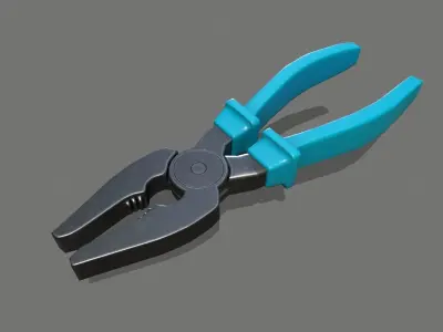 nippers pliers Low-poly 3D model order