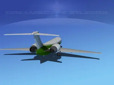 Boeing 717-200 Corporate 3 3D model
