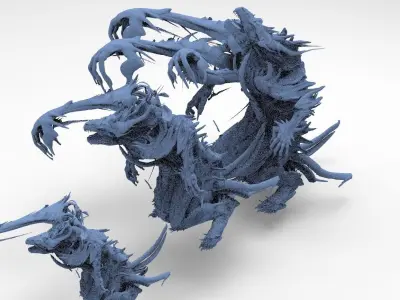 Dantes Demon Claws  1 3D model