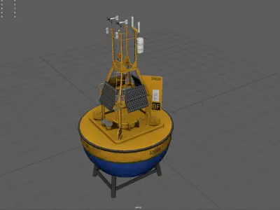 Realistic Buoy bucket 3D model