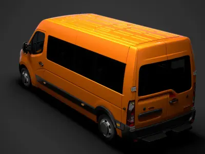 Opel Movano L3H2 Minibus 2020 3D model