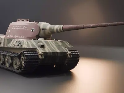 Panzer VII Lowe - WW2 German Heavy Tank 3D model