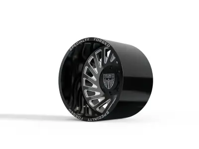 REAR SPECIALITY FORGED D021 WHEEL 3D MODEL 3D model