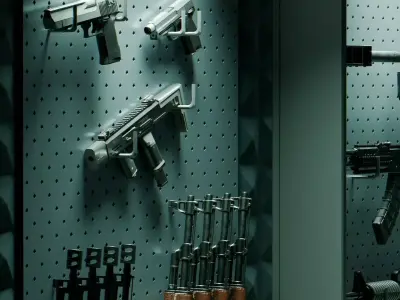 Ultimate Firearm Collection Low-poly 3D model