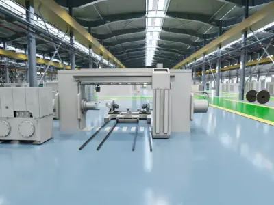Laboratory industrial machinery models 3D model