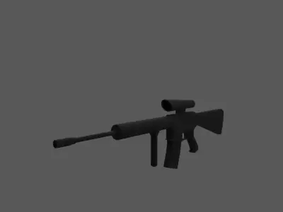 shooter Free low-poly 3D model