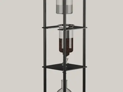 Cold Brew Coffee Tower 3D model