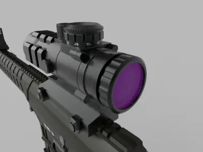 Gun shotgun  3D model