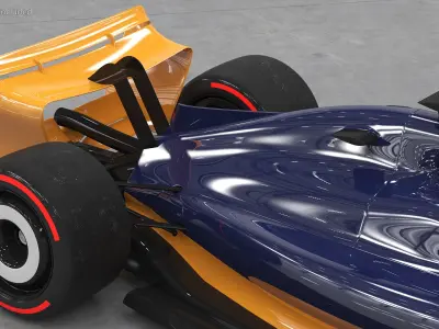  Open Wheel Racing Car 