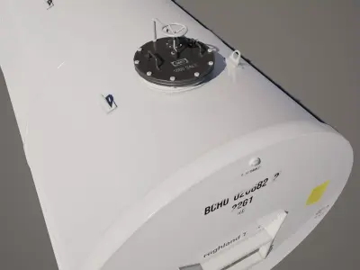  Fuel Gas Tank Low-poly 3D model