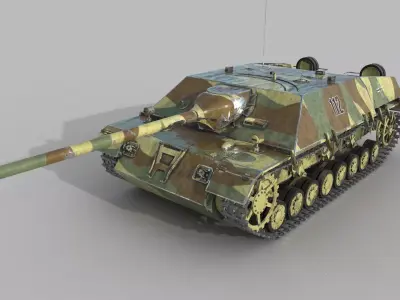 Jagdpanzer IV L70 Low-poly 3D model purchase