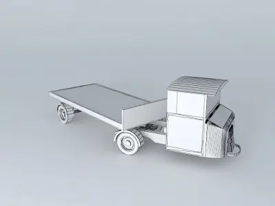 Eco Rail Scammell No 1 Dummy! Old Steam Days Free 3D model