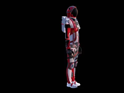 Astronaut Spacesuit Japan 3D model