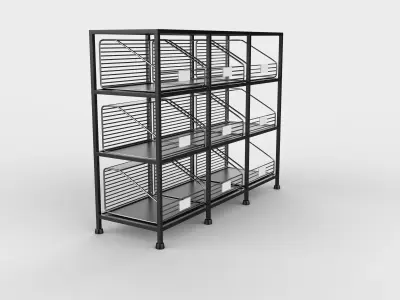 Steel Storage 02 3D model