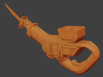 BOSCH GSA 18-V RAW Scan 3D model