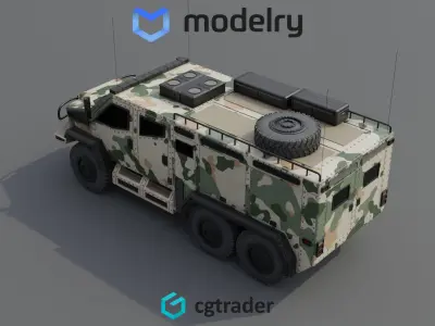 Search Rescue Vehicle 3D model