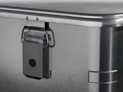Aluminum Container 002 M 3D model