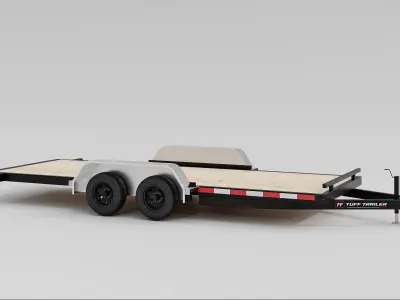 Boat trailer 3D model purchase