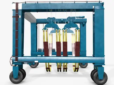 Industrial Marine Travel Lift 3D model