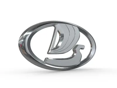 Vaz Logo 3D model by 3dlogoman