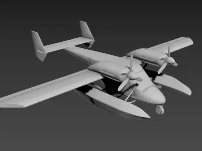 Accord-201 Discovery-201 airplane 3D print model