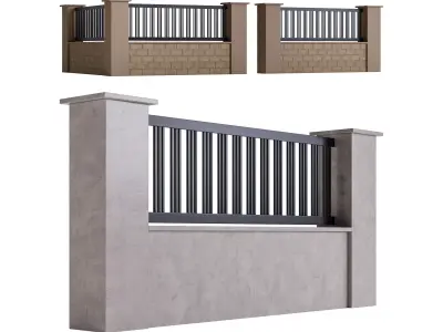  Fencing 54 3D model